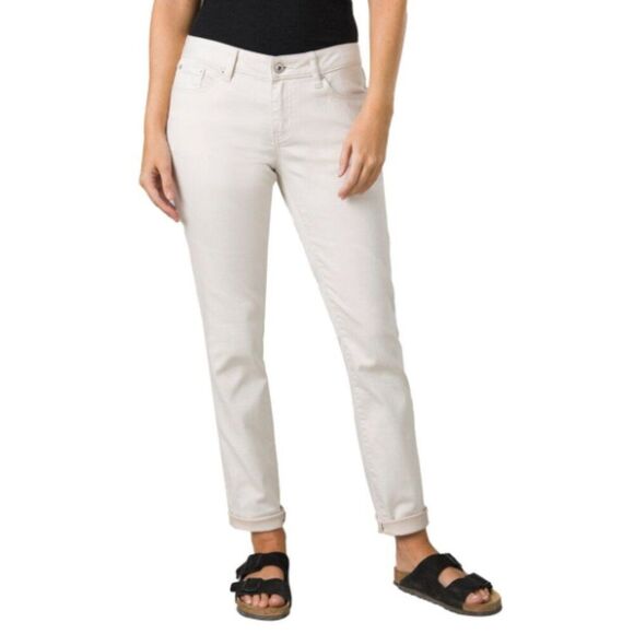 PRANA Kayla Jeans White Size 10 / Size 30 - Picture 1 of 10